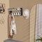 Sorbus Floating Wall Shelf with Hooks for Entryway, Bathroom, Bedroom, Kitchen, or Mudroom